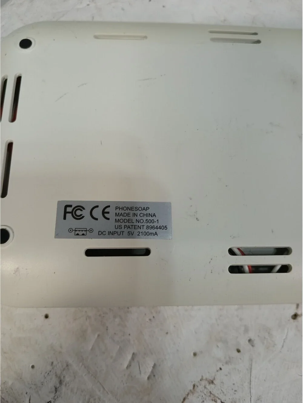 PhoneSoap 3 Model 500-1 UV-C Cell Phone Sanitizer Charger White USB Pre-Owned